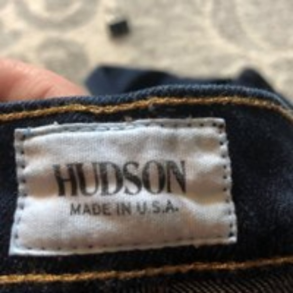 Hudson Skinny Dark Wash Jeans - Picture 2 of 5